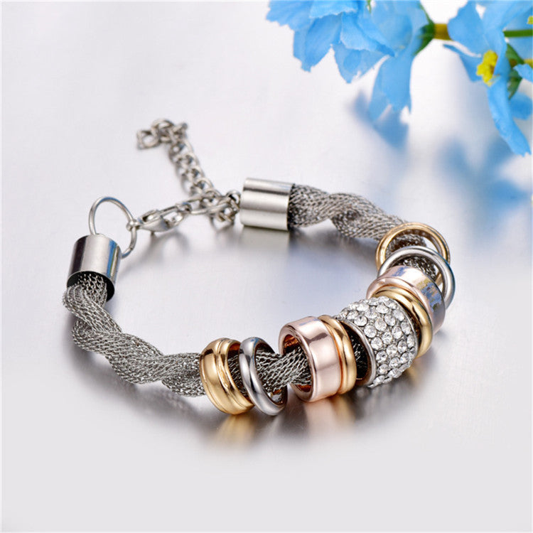 Twist Chain Bracelet Alloy