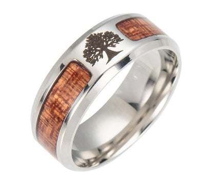 Men Classic Wood Rings