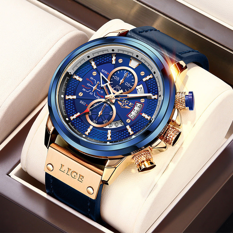 Quartz Multifunction Chronograph Sports Watch