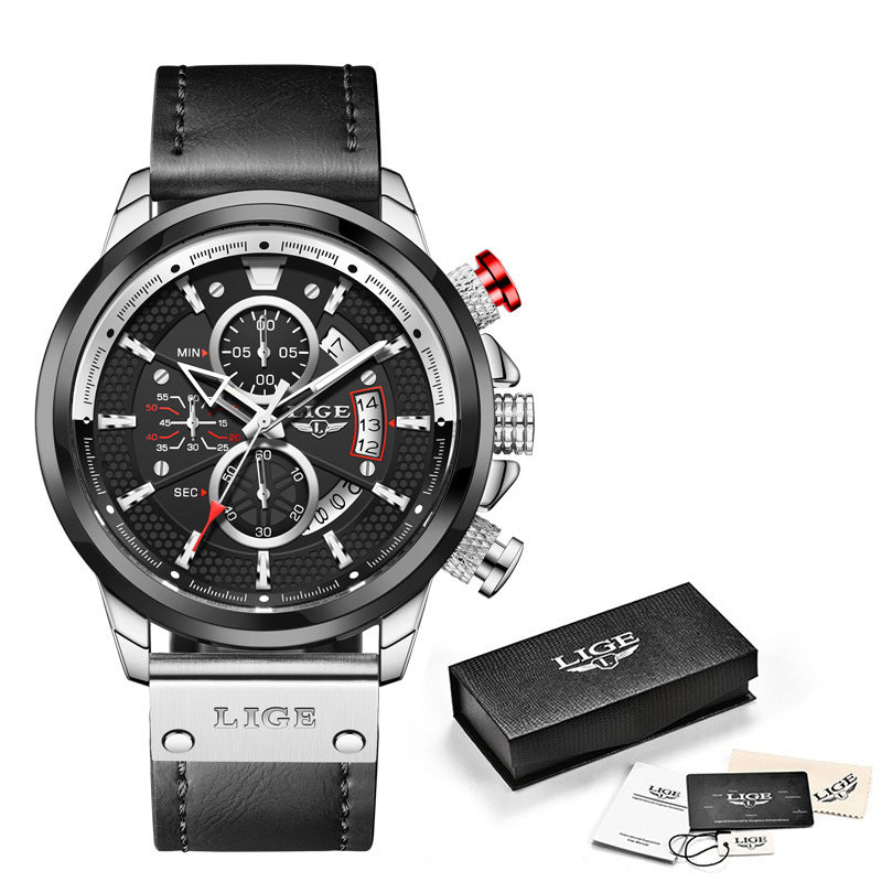 Quartz Multifunction Chronograph Sports Watch