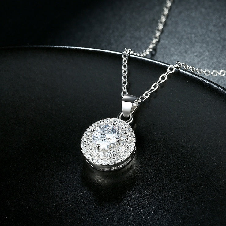 Round Silver Necklaces