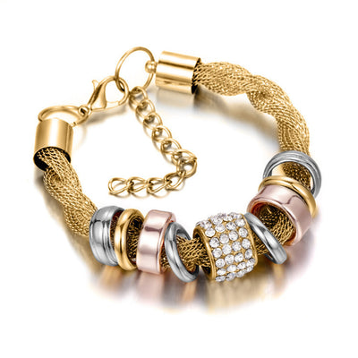 Twist Chain Bracelet Alloy