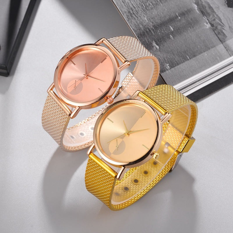 Simple Ladies Hook Buckle Alloy Watches