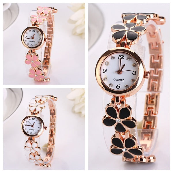 Lvpai Bracelet Flower Strap Wristwatch