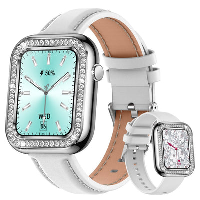 New Square Women Smart Diamond Wristwatch