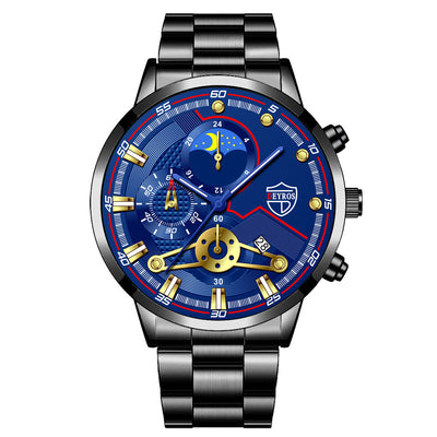 Men's Calendar Quartz Wristwatch