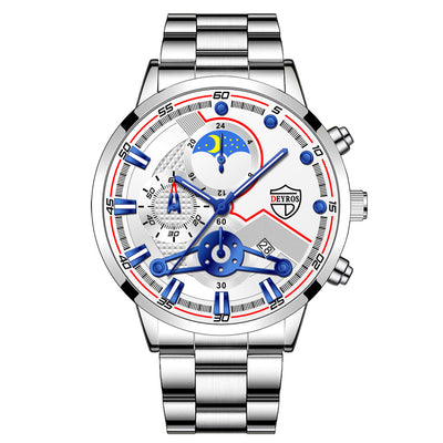 Men's Calendar Quartz Wristwatch