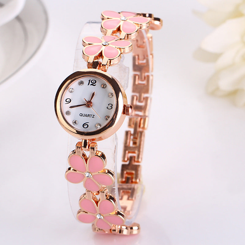 Lvpai Bracelet Flower Strap Wristwatch