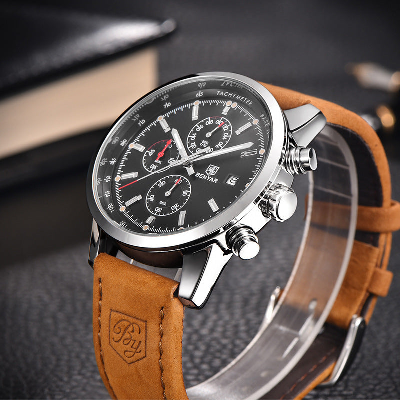 Casual Men Leather Luxury Quartz Watch