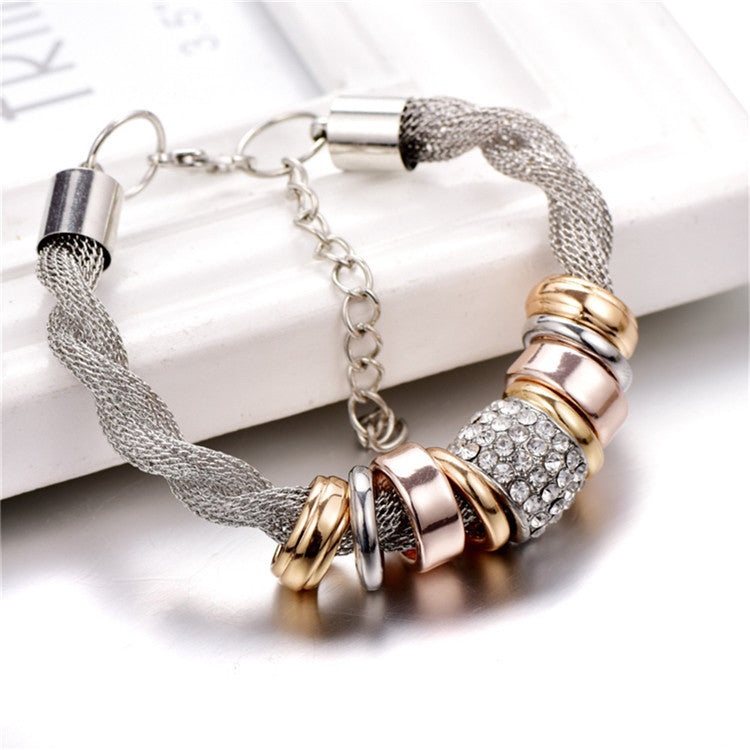 Twist Chain Bracelet Alloy