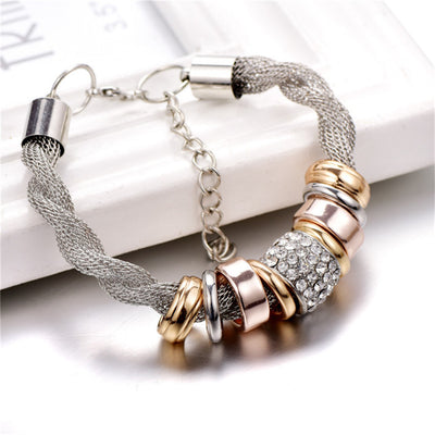 Twist Chain Bracelet Alloy