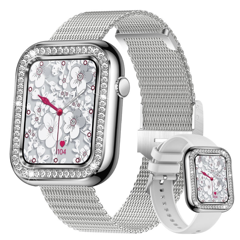 New Square Women Smart Diamond Wristwatch