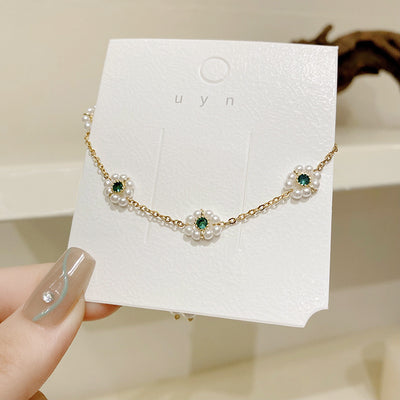 Pearl Bracelet All-match Fashion Emerald