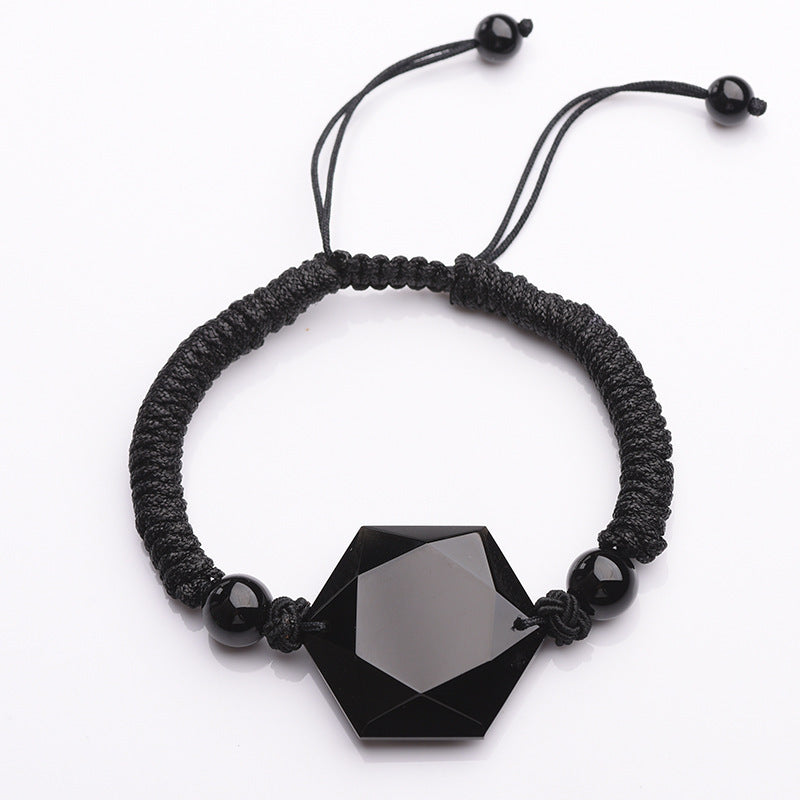 Handcrafted Obsidian Bracelet