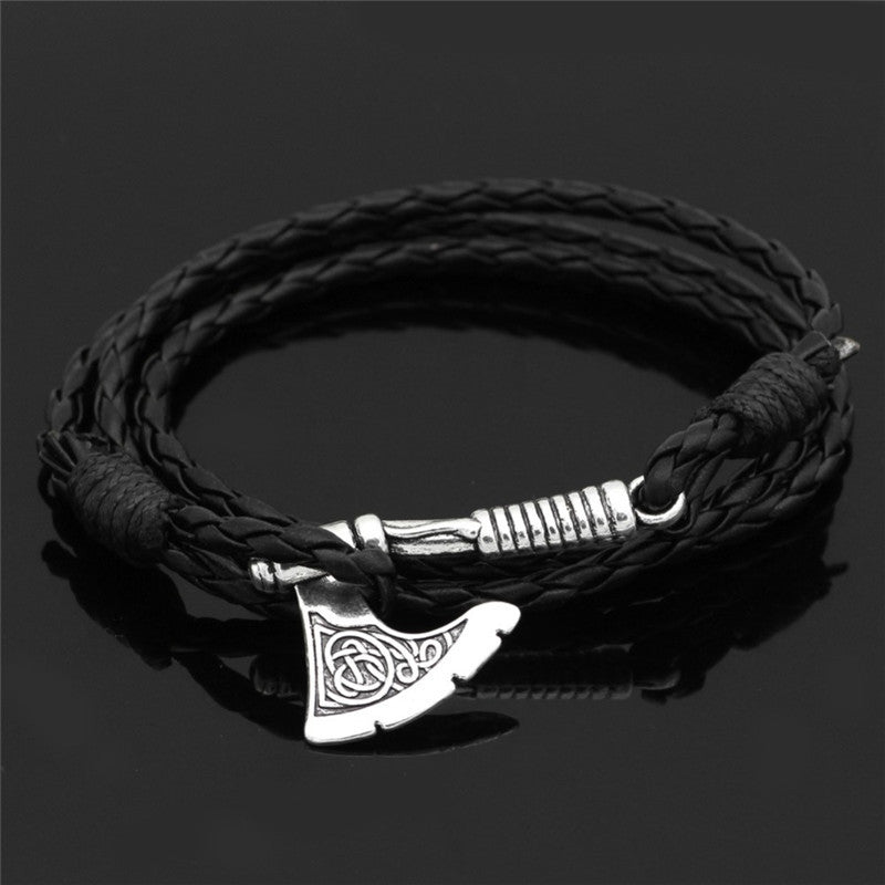 Axe Leather Multi-layer Bracelet