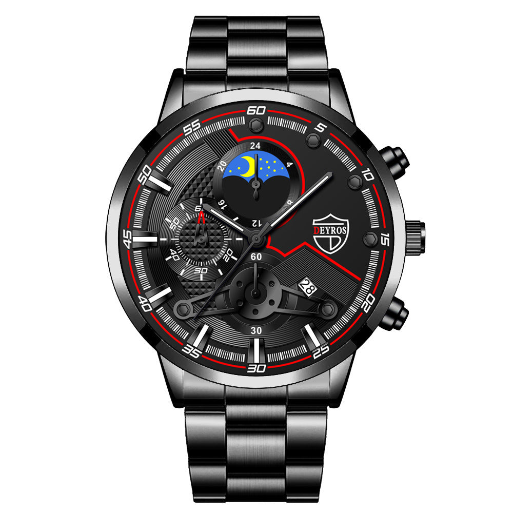 Men's Calendar Quartz Wristwatch