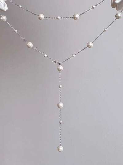 Starry Pearl Choker Necklaces